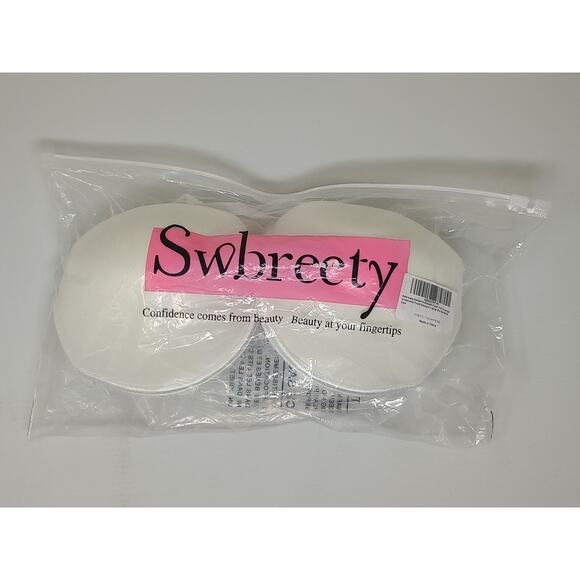 Women's White swbreety lingerie set with Lace Trim - Size L - Picture 1 of 8